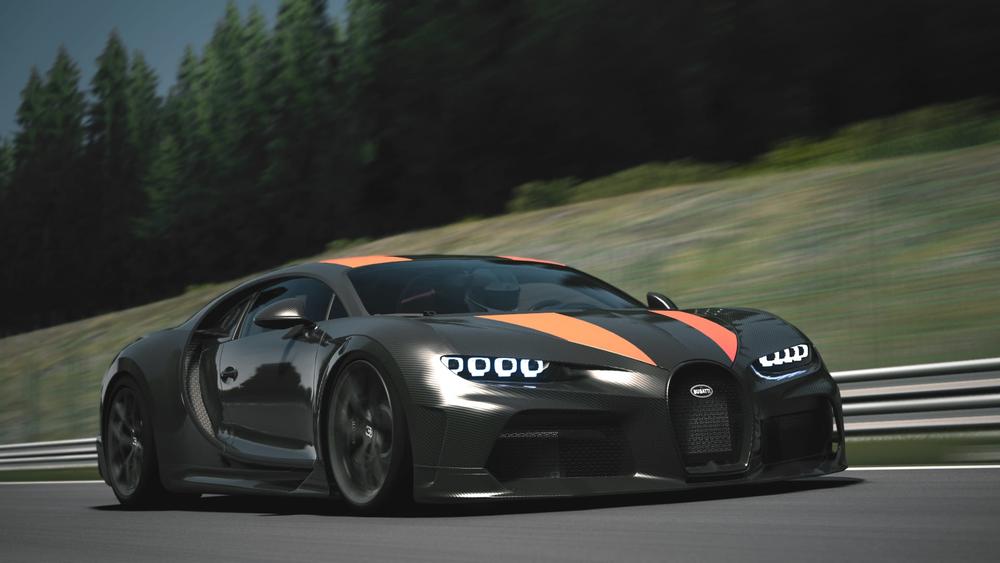 Bugatti chiron assetto corsa